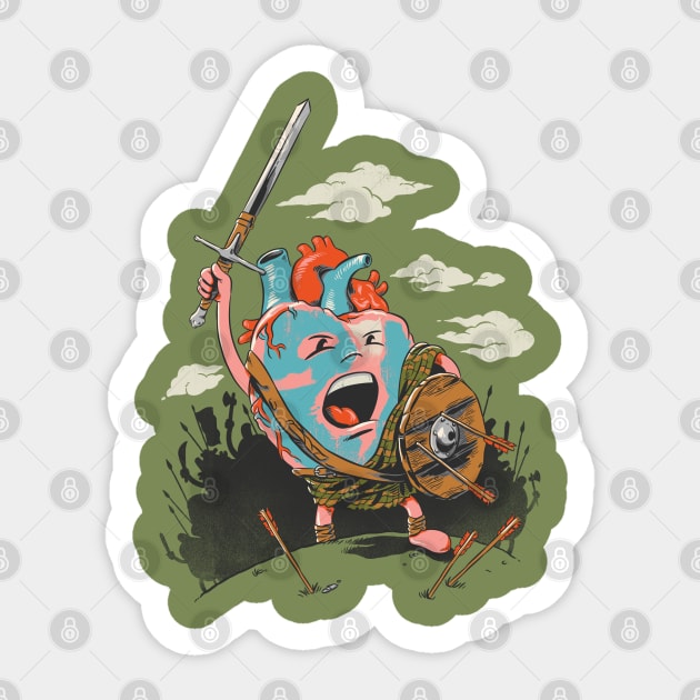 Braveheart Sticker by CPdesign